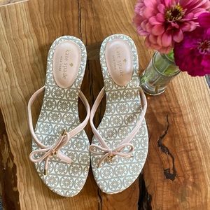 Kate Spade New York, Princess Pink, Bow-Tie Sandals. Sz. 7.5. Worn Once!